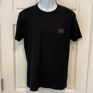 Dolce & Gabbana Men's Black T-Shirt, Size 46
